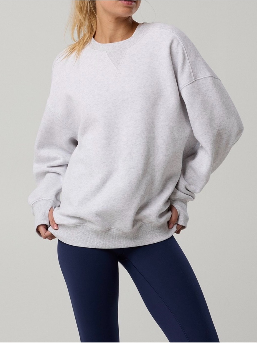 Women’s  Crewneck Sweatshirt - Light Gray